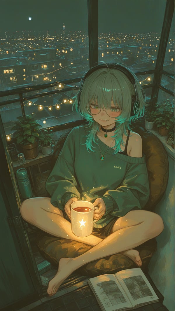 Everyone needs a special place to chill alone💚🖤