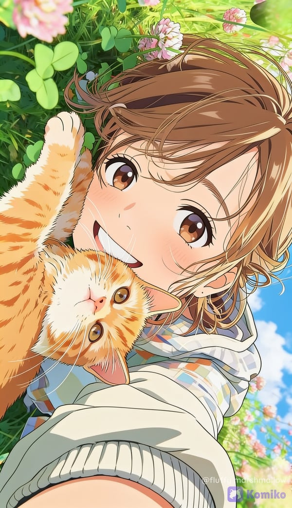 Sunny Kitty Selfie Time! ☀️🐱