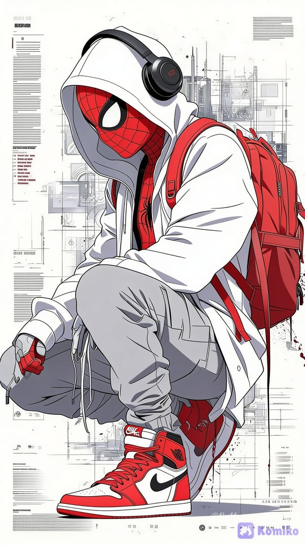 Spidey’s Chill Street Vibes 🕷️👟