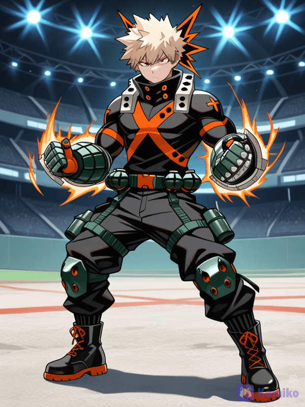 Bakugo em um torneio