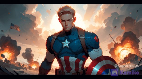 Capitan América - Komiko AI