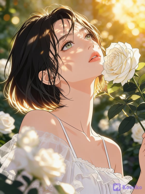 A rose in the garden 🥰
