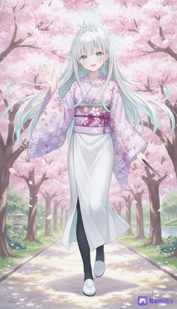 Ruu Silhoueska Ushio: Kimono Outfit