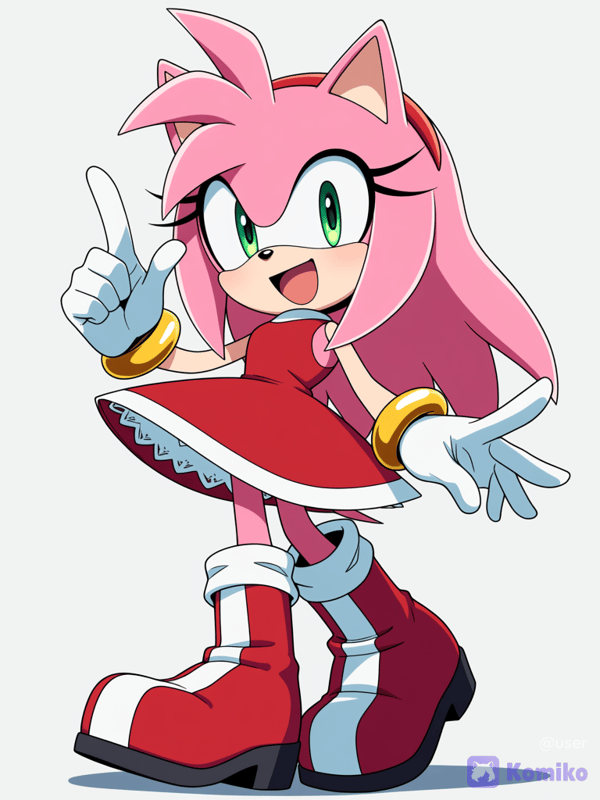 Amy Rose adorable... o eso espero