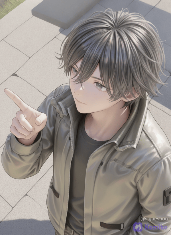 souta looking away