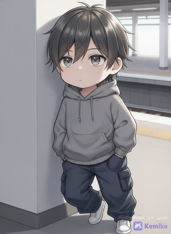 chibi (shrunken) souta?!