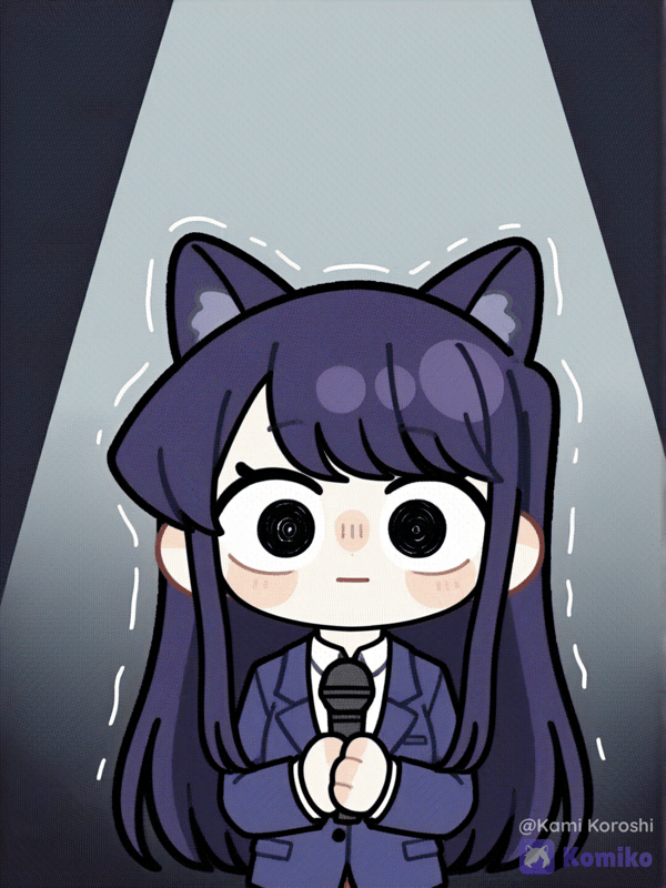 Komi didn't know what to say...