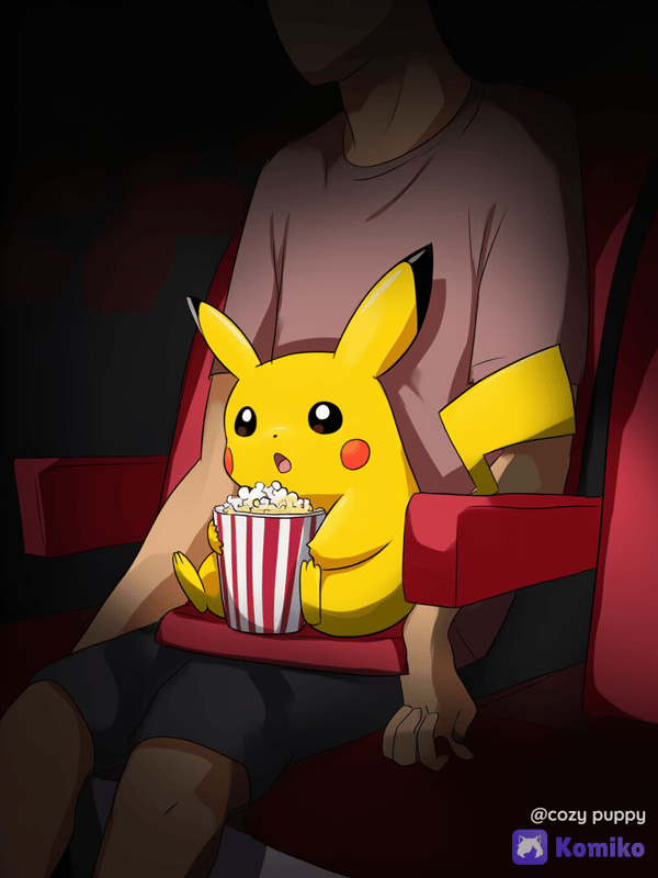 Pikachu in the cinema