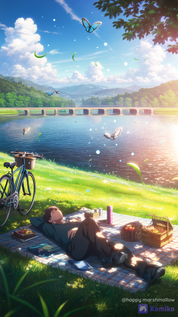 Relaxing cinematic view