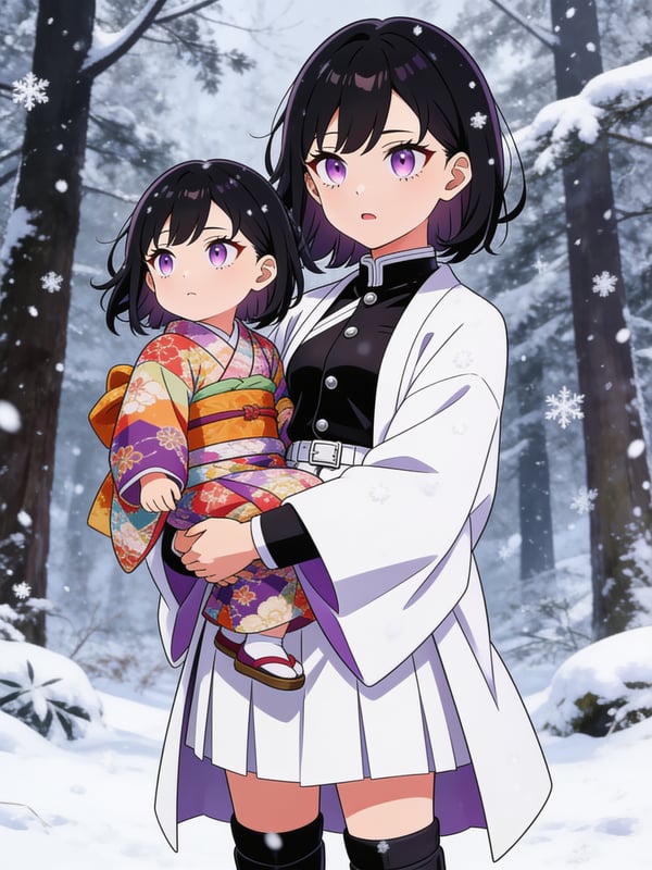 One minute a demon hit me with a blood demon art, the next I see myself as a child with me.
