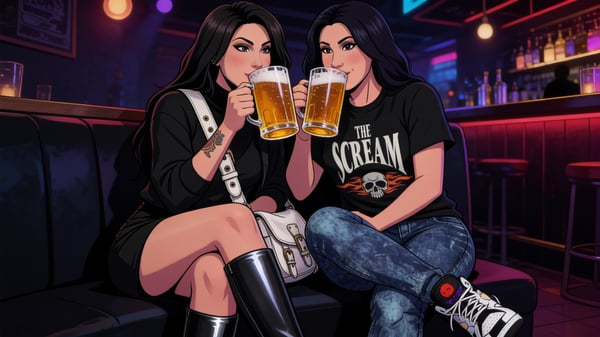 "You ladies are sisters?" (HINT: They aren't!)