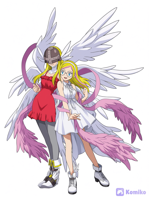the witch of heart and her Digimon partner