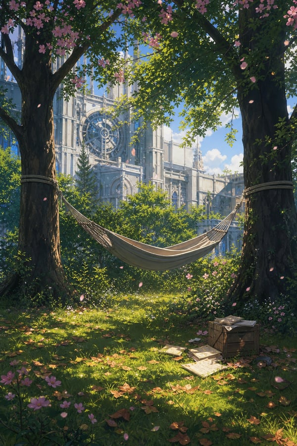 🌿A break in the shade of the trees