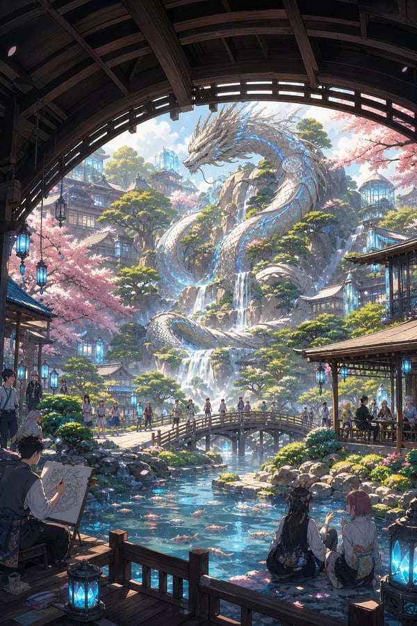 A quiet afternoon beneath the guardian dragon🌿