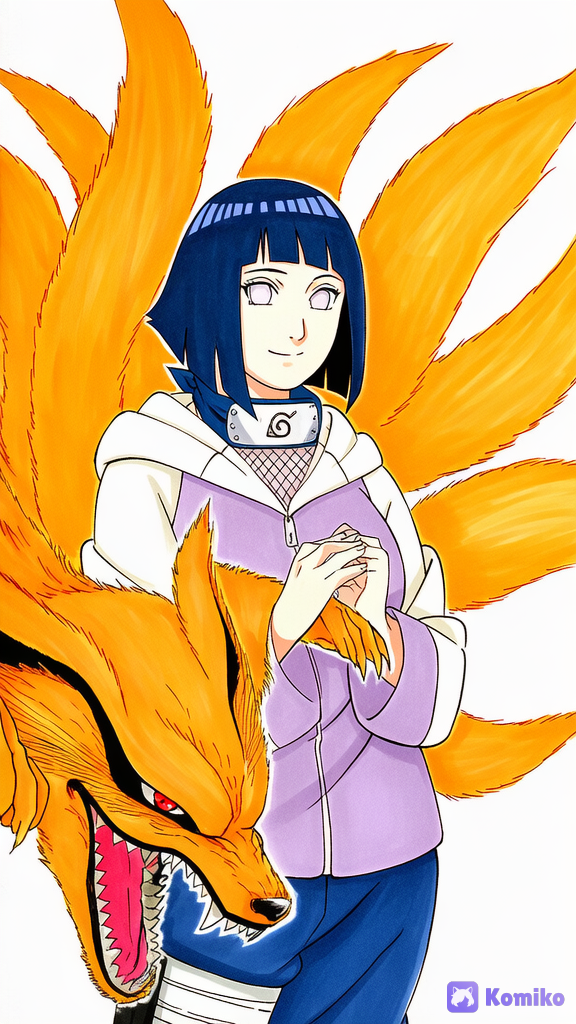 Hinata e Kurama 🦊