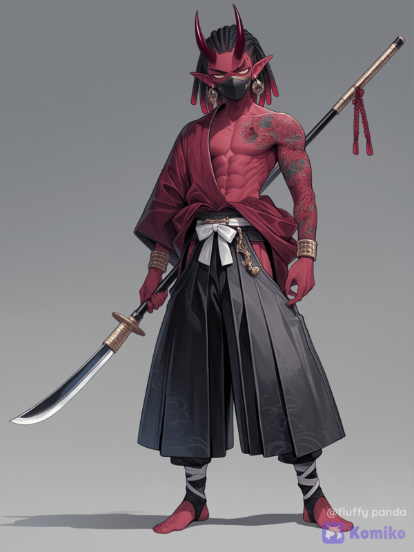 He is your guardian, brother, friend, son, godfather, godchild, classmate, groupmate, drunkard, but he is Oni.