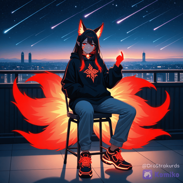Kaito's Rooftop Star Viewing