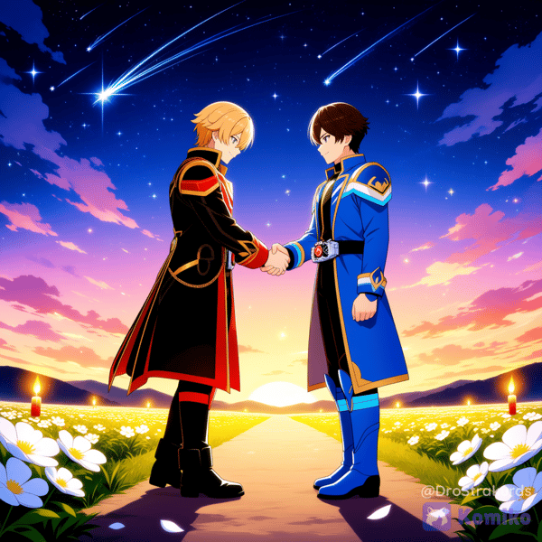 Kamen Rider Zio-Saber's And Kaelen Vortex's Final Handshake For The Final Goodbye