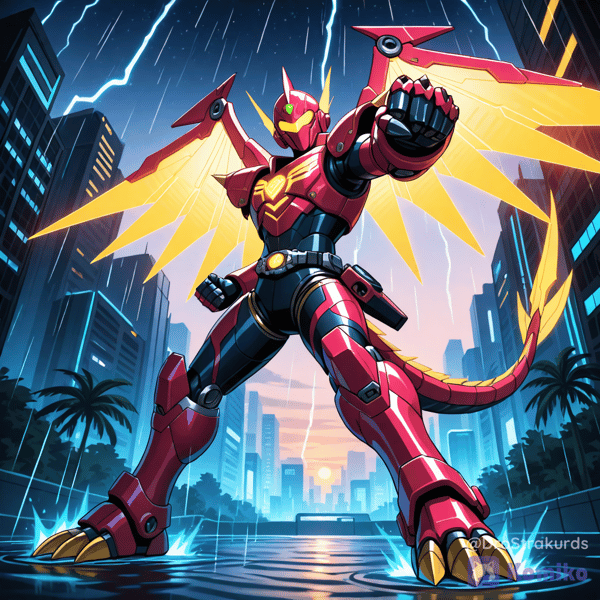 A Cyber-Android Dragon Enforcement Cyborg