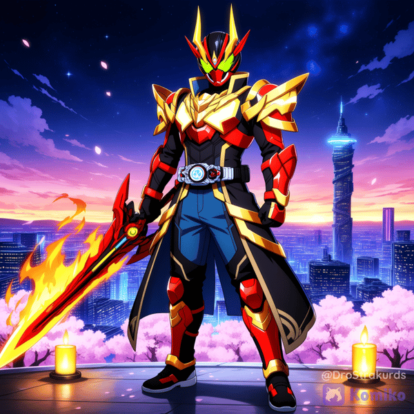 Dragon Kamen at Sunset 🐉🌅