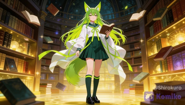 Hard Studying For Runa 📚📖🦊