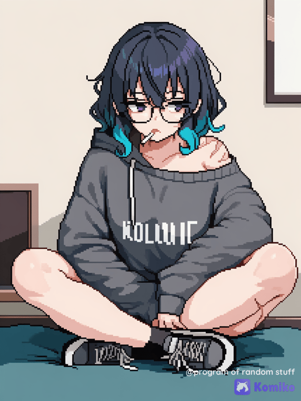 Pixel Chill Kuroda Vibes 💙✨