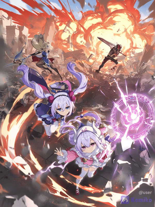 Laffey,qiqi, Kanna kamui