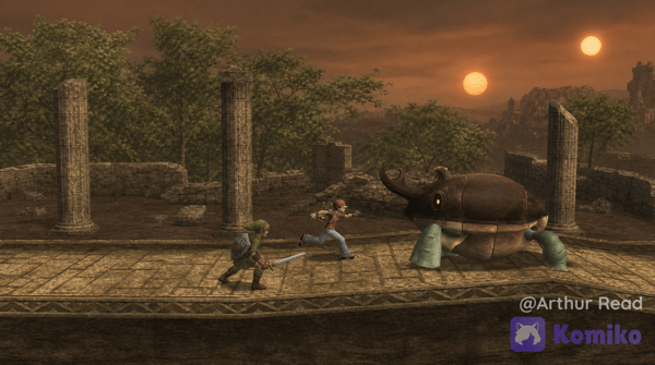 The Path to the Ruins (Path to the Forgotten Temple of Time Ruins)
