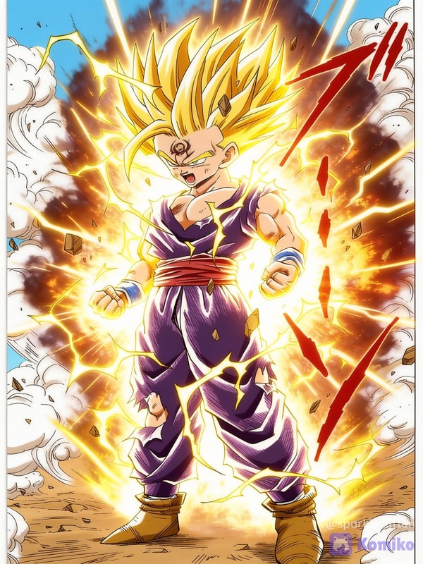 gohan manga ssj2 HD
