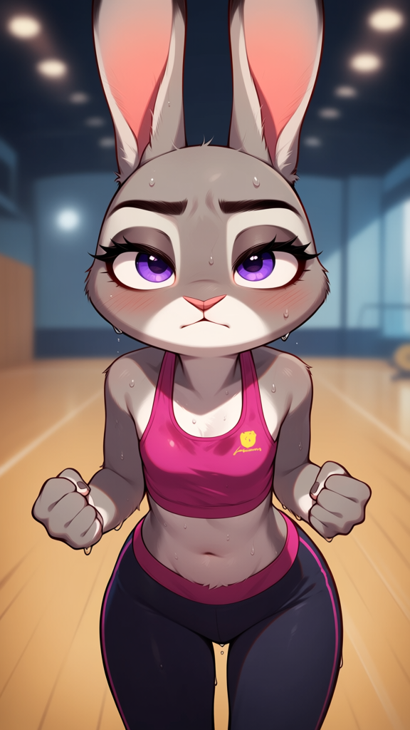 Judy at the Gym