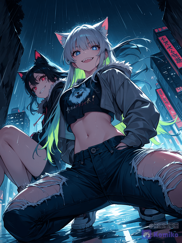 泊さんと暁猫さん