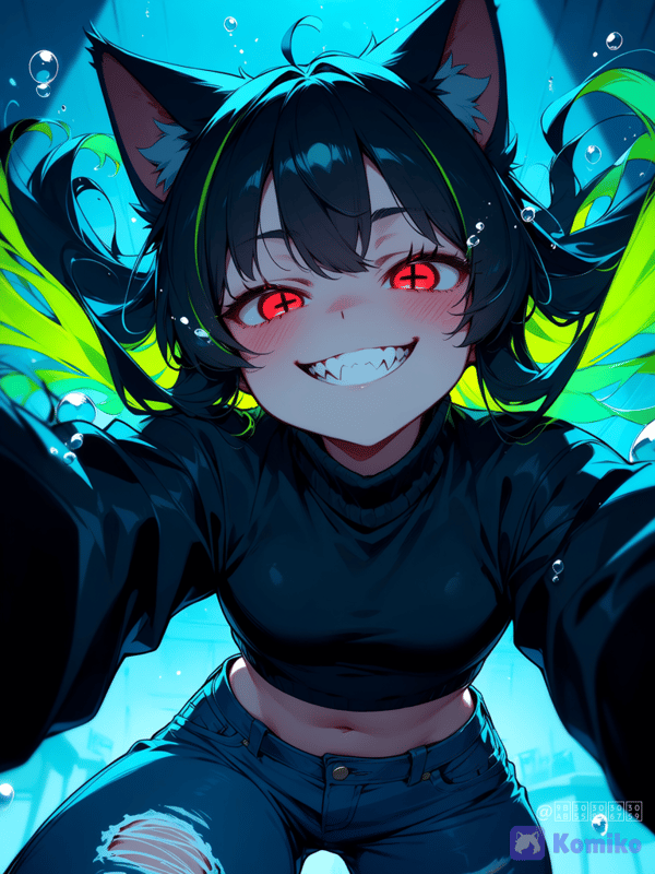 うわ！暁猫に襲われた