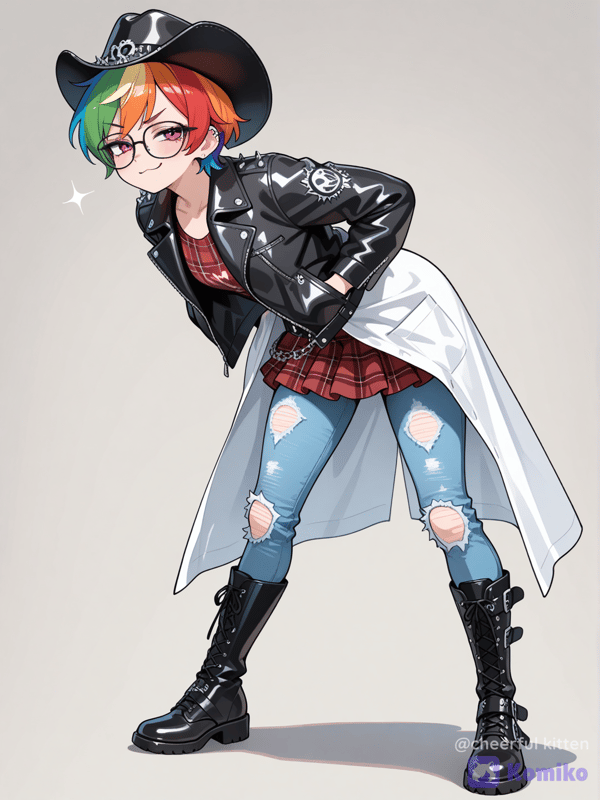 The Rainbow Punk Scientist Cowgirl