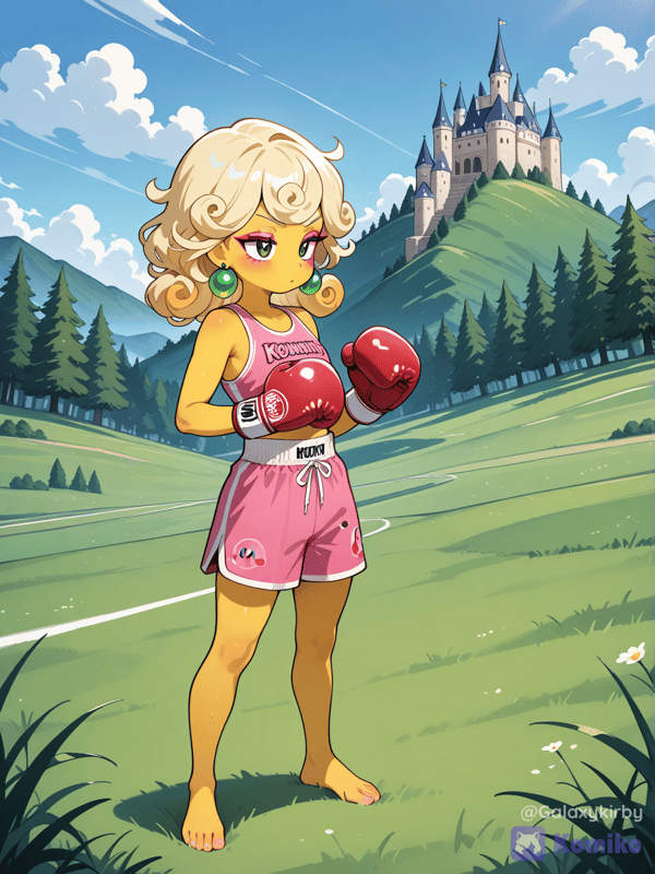 Ladylike boxing champ