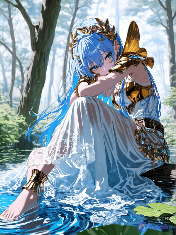 Hiding in the blue