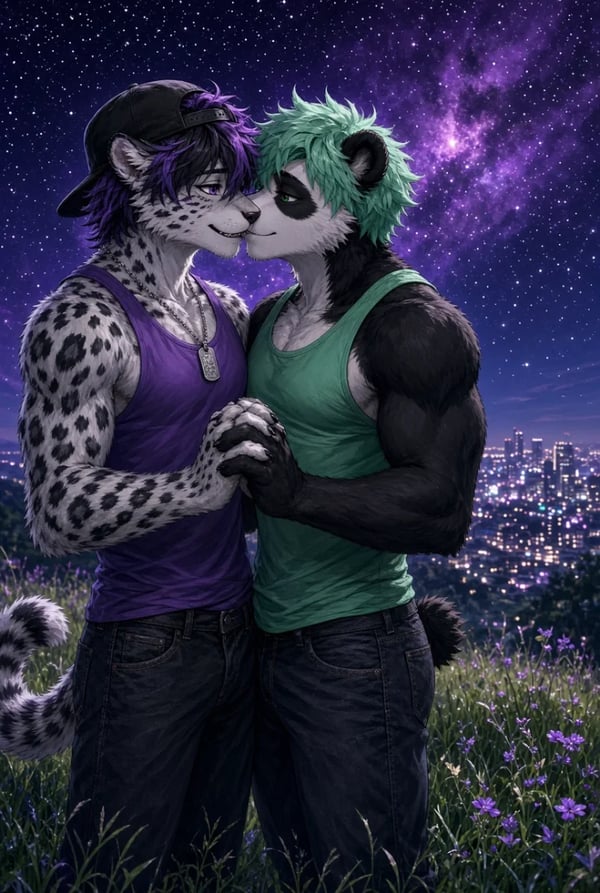 Under a starry sky with you