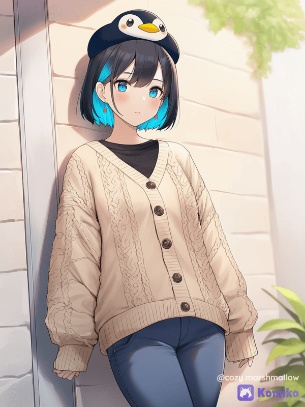 Пингвинчик на прогулке 🐧💙