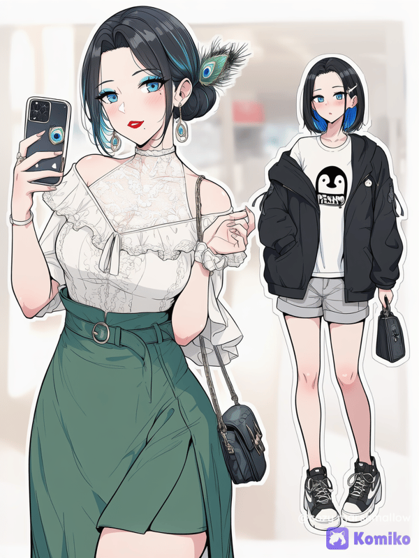 Madam Margarine and Pupi 🦚🐧