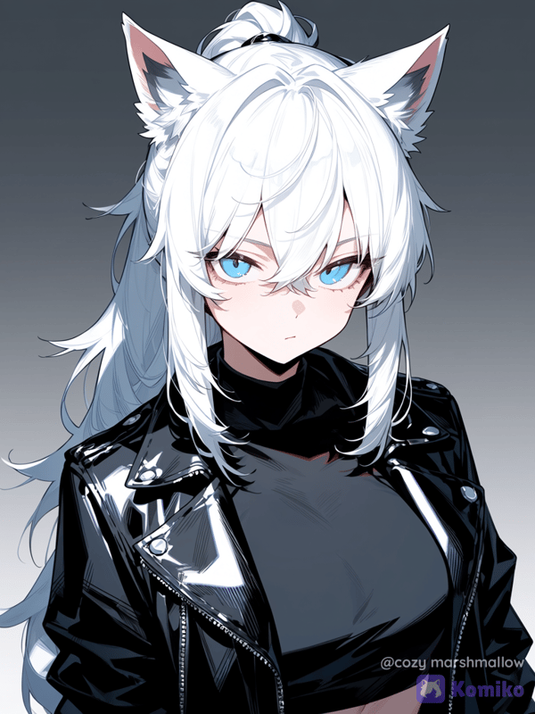 Волчица в кожанке 🐺🖤