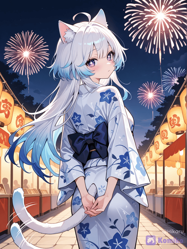 Fireworks Festival With Hikari