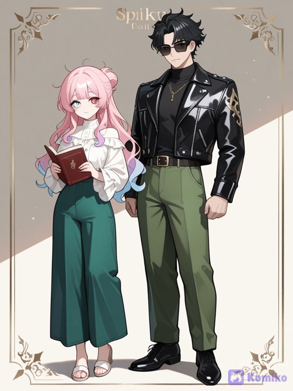 Rosemary and big brother Evric.