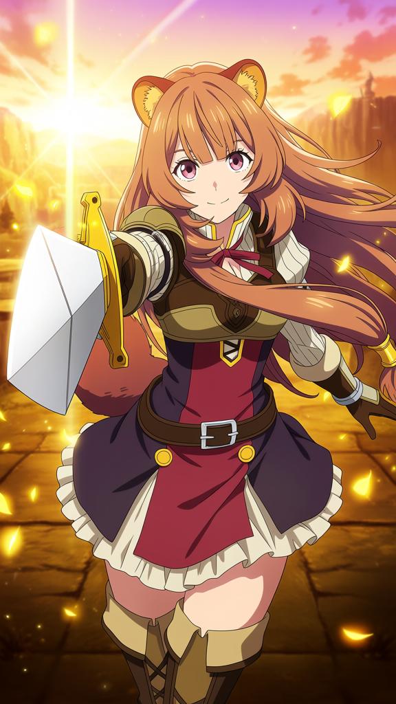 Raphtalia has you, surrender!