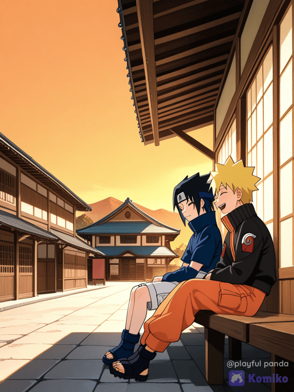 Naruto and Sasuke