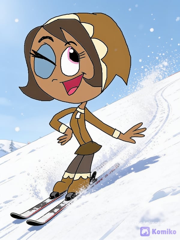 Gabriella's Skiing Resort on a Snowy Summer Vacation