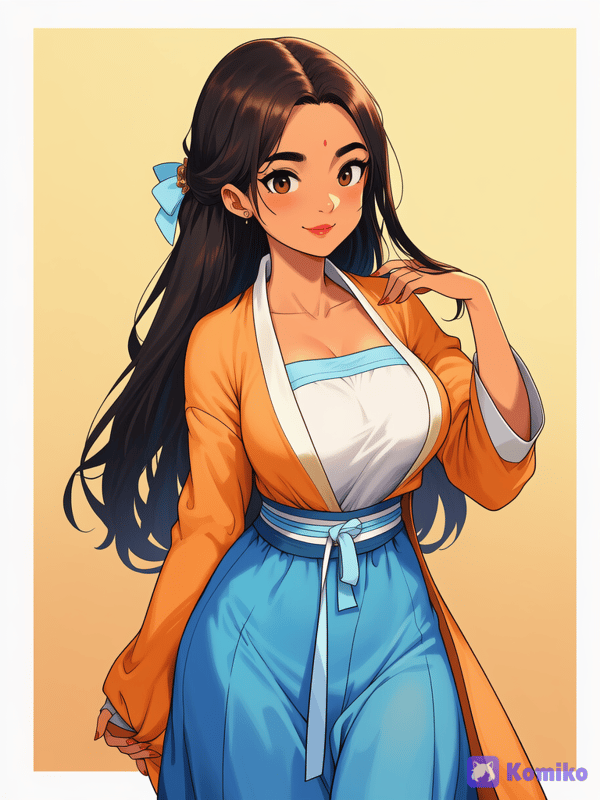 A girl from a new world.