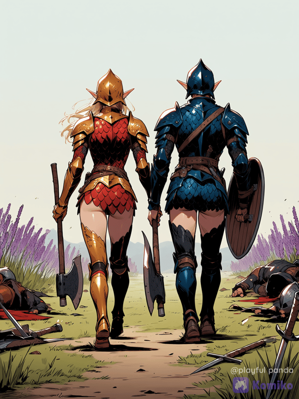The two axe warriors