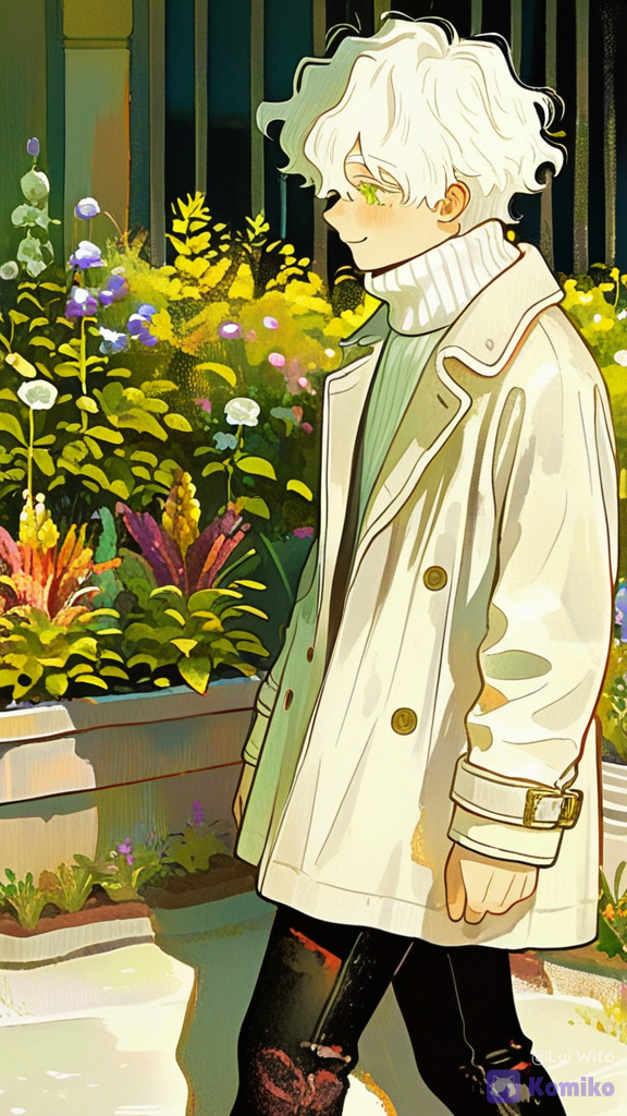 Bukowski and Fyori (OC) - Garden.