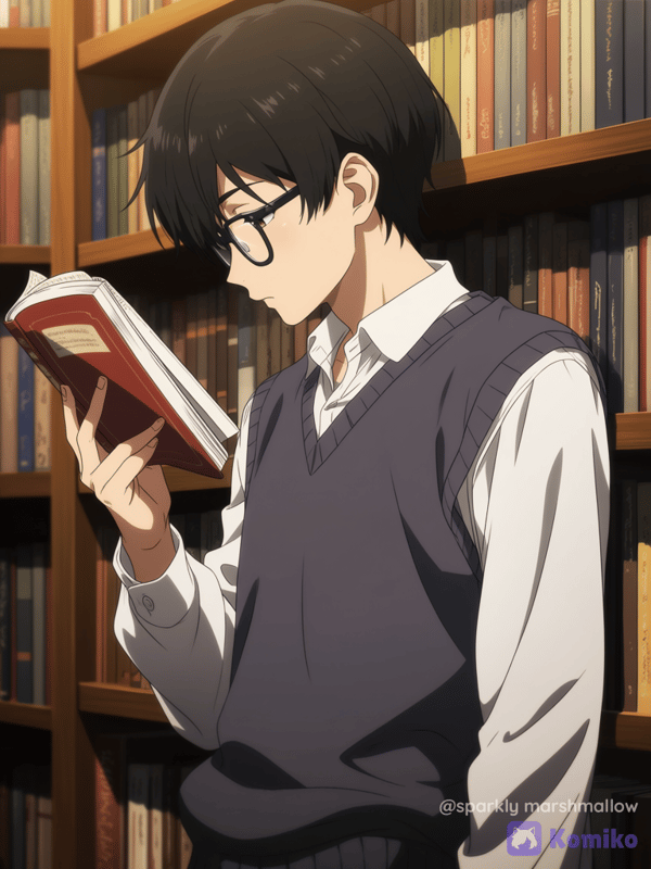 Nerdy school boyy fall in lovee with mafiaa girliee