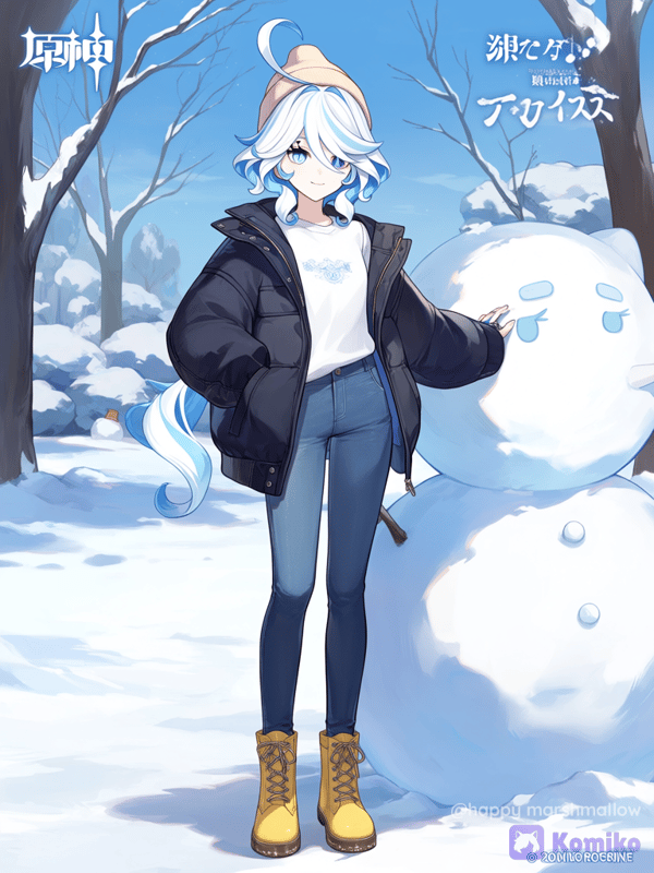 snowman, now....Furina(casual version)