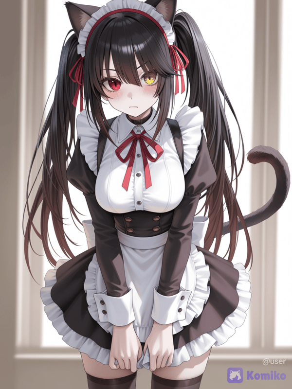 kurumi cat maid